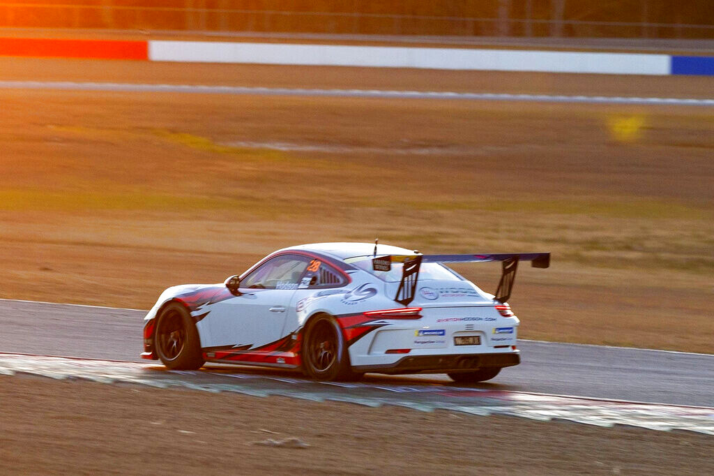 Ayrton Hodson with McElrea Racing in the Porsche Michelin Sprint Challenge at Queensland Raceway 2024