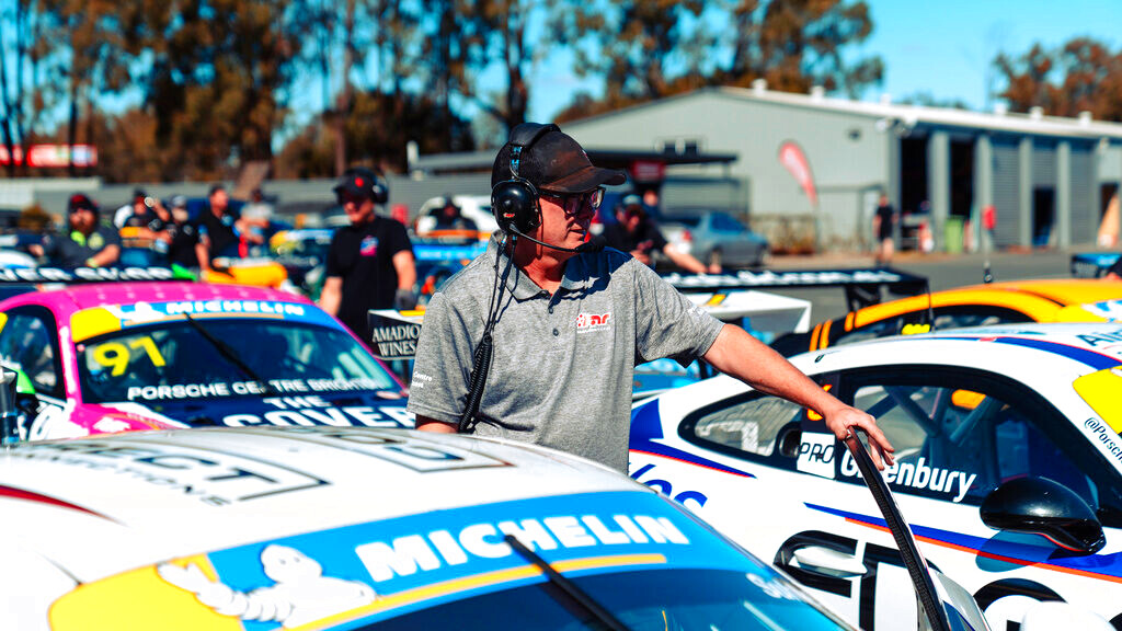 McElrea Racing in the Porsche Michelin Sprint Challenge at Queensland Raceway 2024