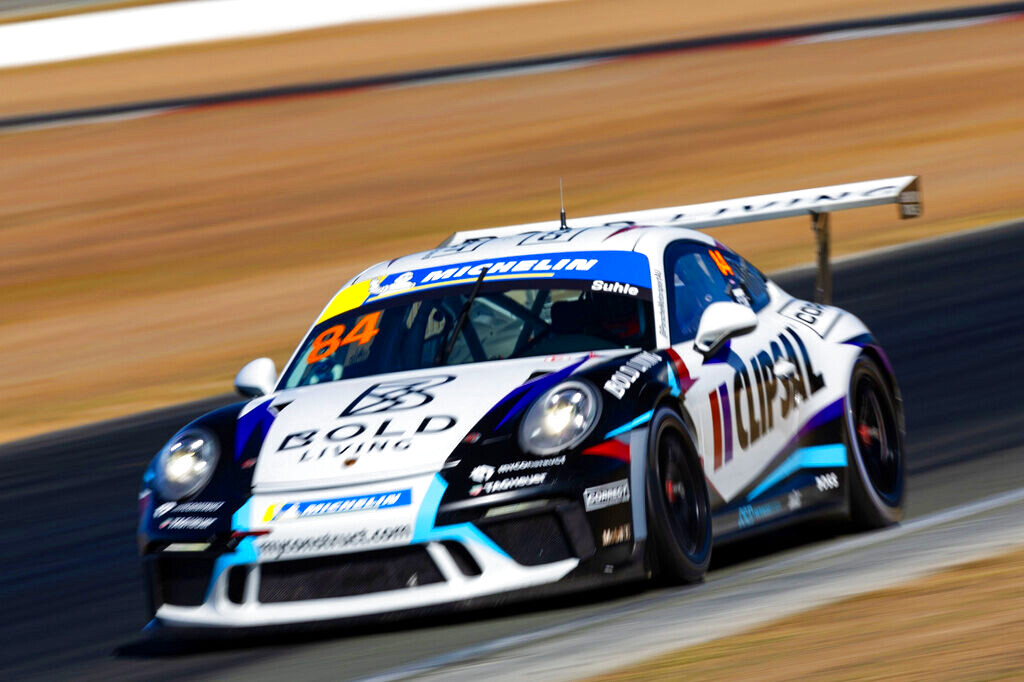 Brett Boulton with McElrea Racing in the Porsche Michelin Sprint Challenge at Queensland Raceway 2024