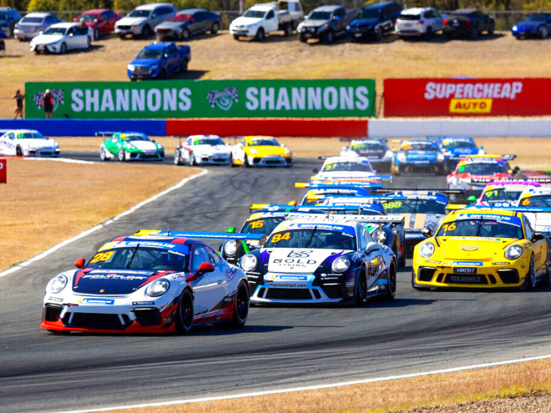 McElrea Racing drivers at Queensland Raceway 2024