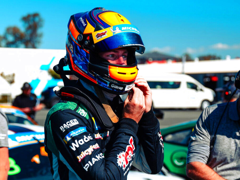 Clay Osborne #15 racing at Queensland Raceway 2024