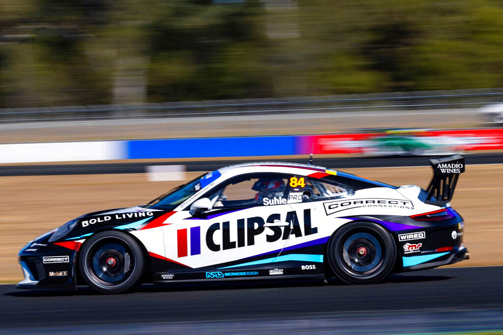 Ryan Suhle #84 racing at Queensland Raceway 2024