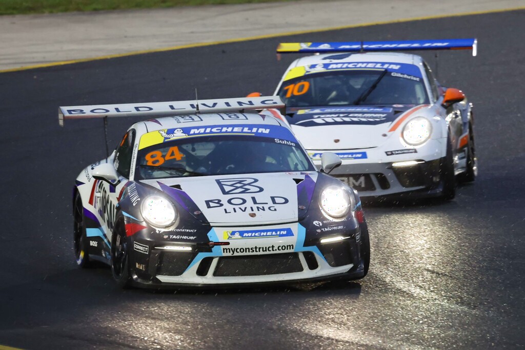 Ryan Suhle with McElrea Racing in the Porsche Michelin Sprint Challenge at Sydney Motorsport Park 2024