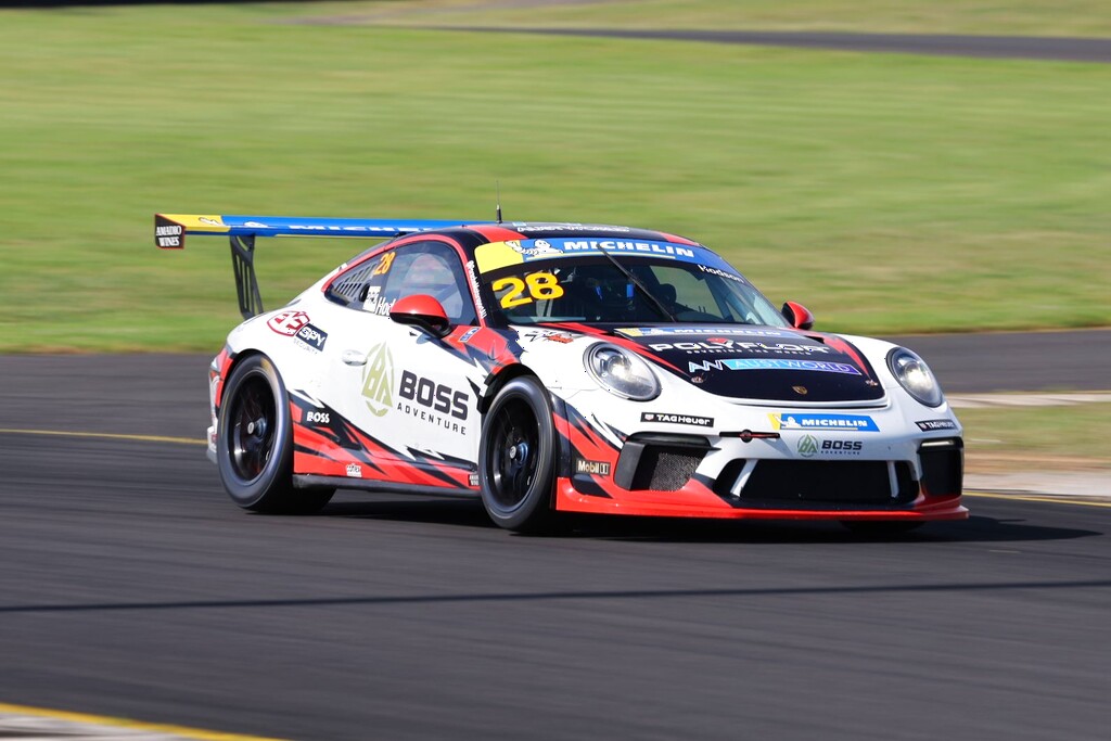 Ayrton Hodson #28 racing at Sydney Motorsport Park 2024