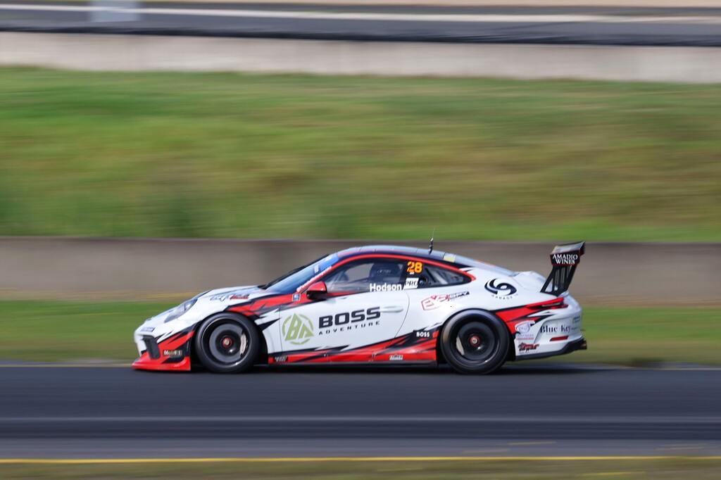 Ayrton Hodson #28 racing at Sydney Motorsport Park 2024