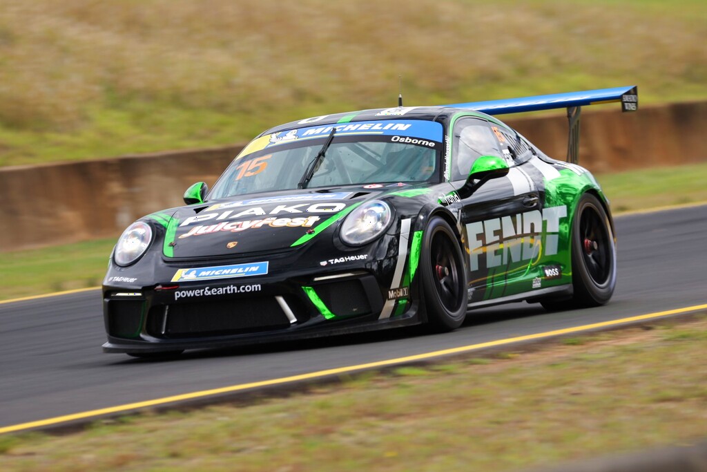 Clay Osborne with McElrea Racing in the Porsche Michelin Sprint Challenge at Sydney Motorsport Park 2024