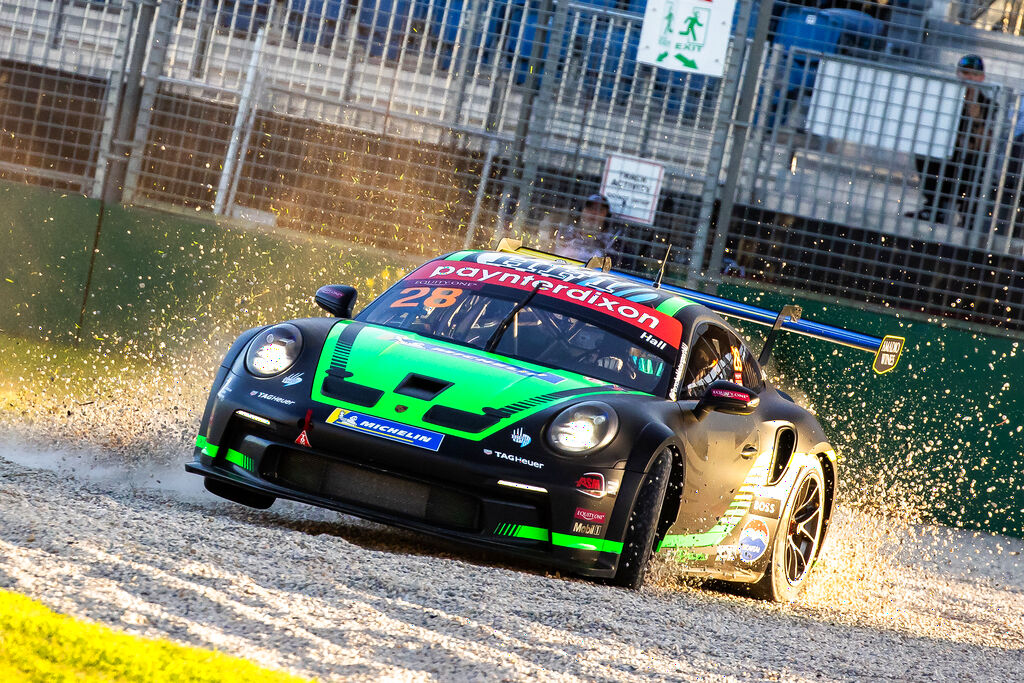 Bayley Hall with McElrea Racing in the Porsche Carrera Cup Australia at the Australian Grand Prix 2024