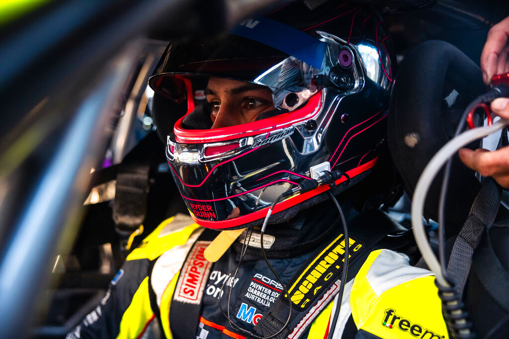 Ryder Quinn with McElrea Racing in the Porsche Carrera Cup Australia at the Australian Grand Prix 2024