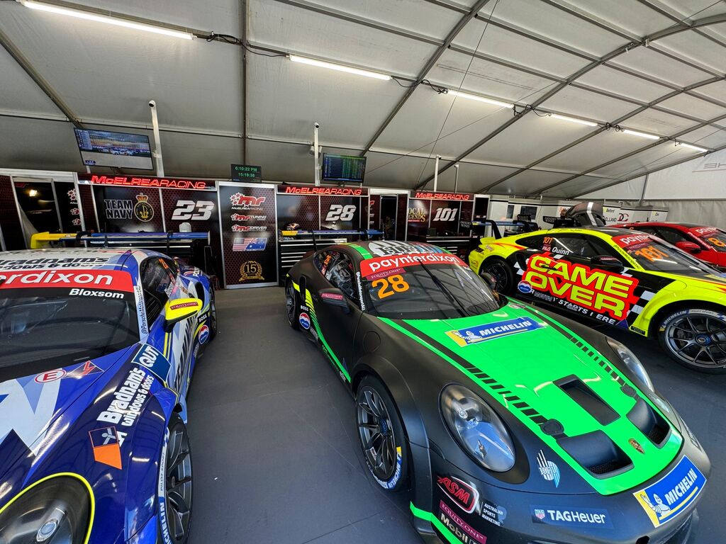 McElrea Racing in the Porsche Carrera Cup Australia at the Australian Grand Prix 2024