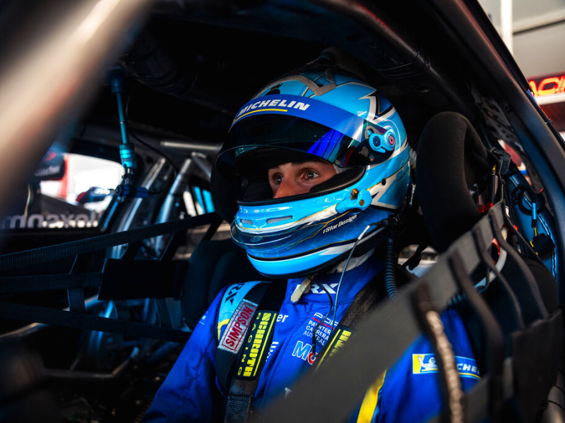 Lockie Bloxsom #23 racing at Australian Grand Prix 2024