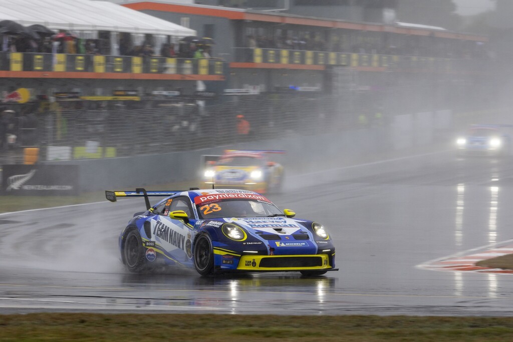 Lockie Bloxsom with McElrea Racing in the Porsche Carrera Cup Australia at Taupo New Zealand 2024