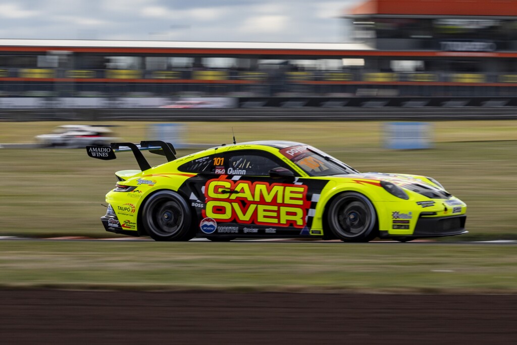 Ryder Quinn with McElrea Racing in the Porsche Carrera Cup Australia at Taupo New Zealand 2024