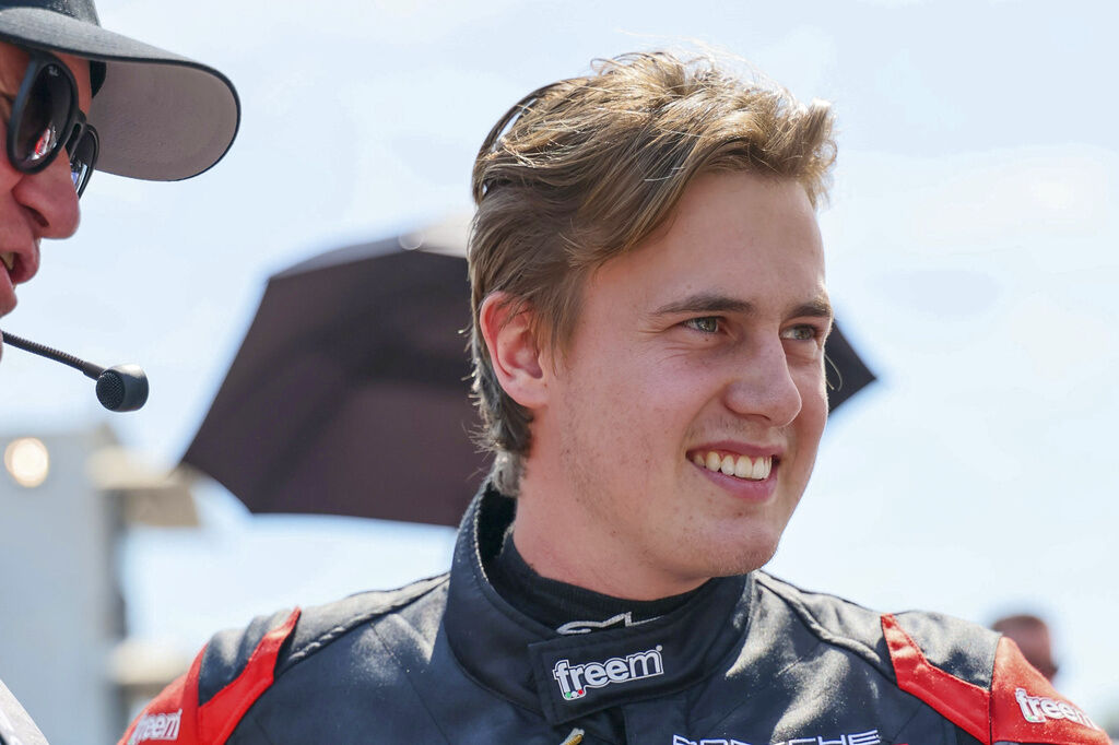 Jackson Walls with McElrea Racing in the Porsche Carrera Cup Australia at Hidden Valley Darwin 2024