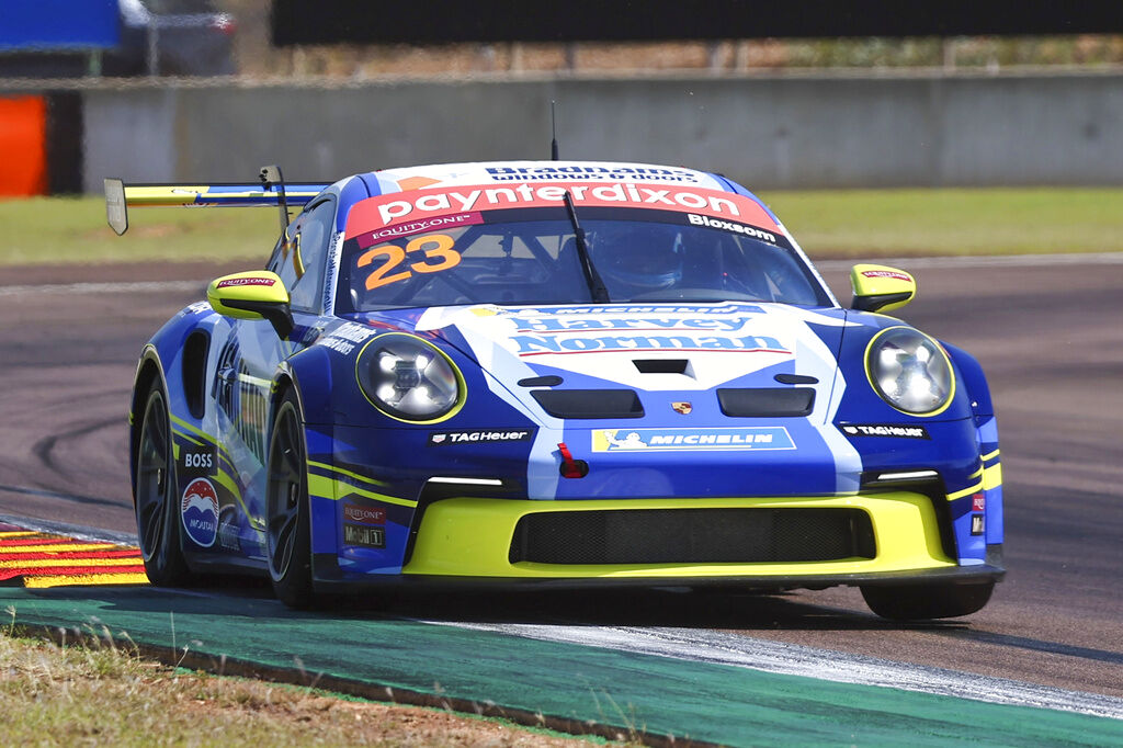 Lockie Bloxsom with McElrea Racing in the Porsche Carrera Cup Australia at Hidden Valley Darwin 2024