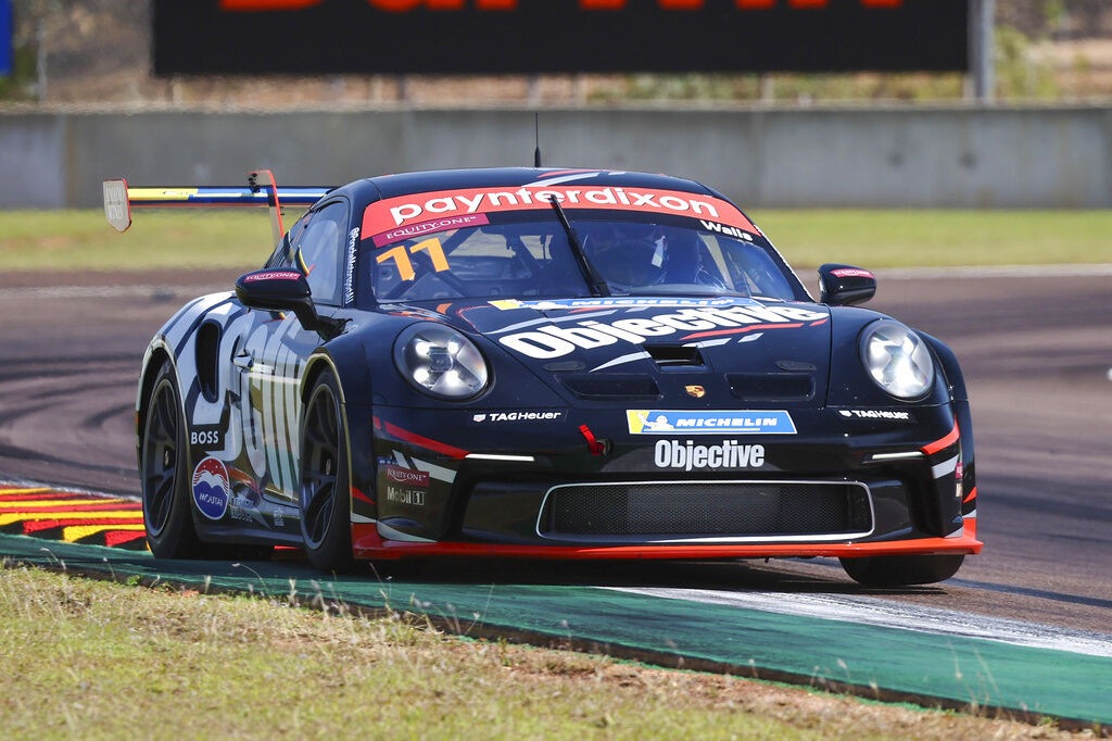 Jackson Walls with McElrea Racing in the Porsche Carrera Cup Australia at Hidden Valley Darwin 2024