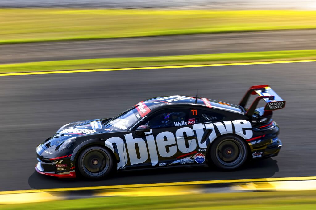 Jackson Walls with McElrea Racing in the Porsche Carrera Cup Australia at Hidden Valley Darwin 2024