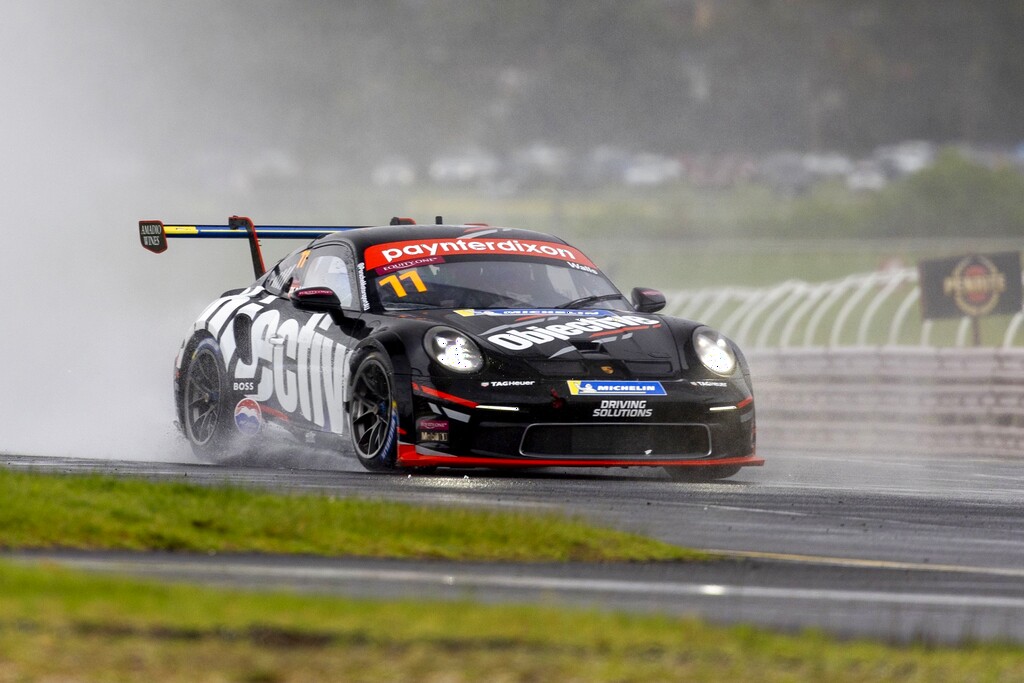 Jackson Walls with McElrea Racing in the Porsche Carrera Cup Australia at Sandown 500 2024