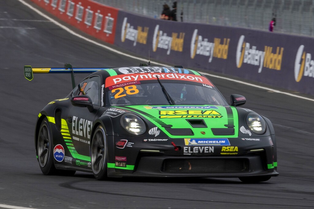 Bayley Hall with McElrea Racing in the Porsche Carrera Cup Australia at the Bathurst 1000 2024