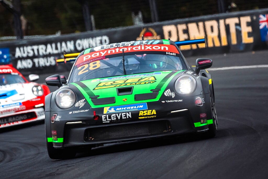 Bayley Hall #28 racing at Mount Panorama Circuit Bathurst 2024