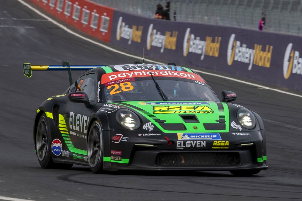 Bayley Hall #28 racing at Mount Panorama Circuit Bathurst 2024
