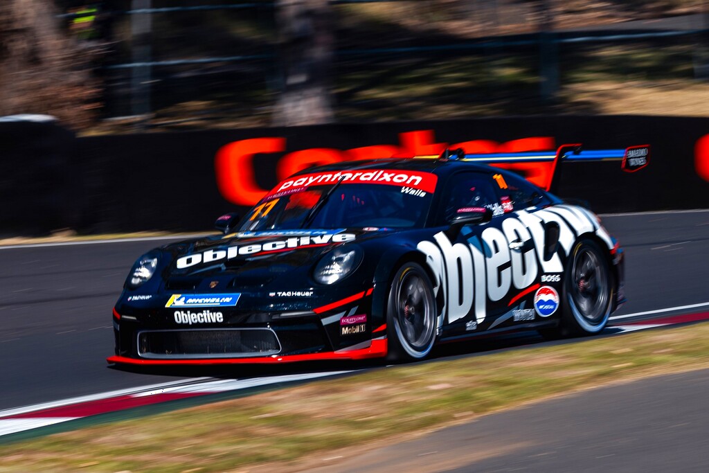 Jackson Walls with McElrea Racing in the Porsche Carrera Cup Australia at the Bathurst 1000 2024