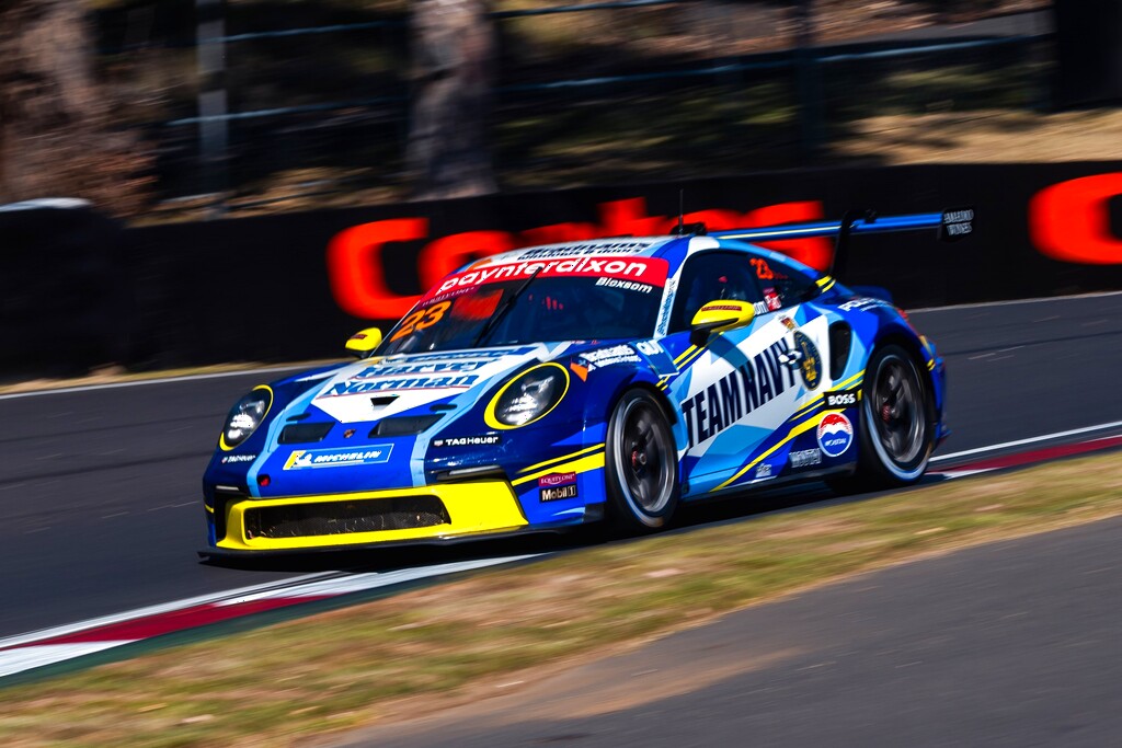 Lockie Bloxsom #23 racing at Mount Panorama Circuit Bathurst 2024