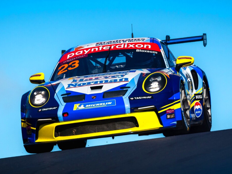 Lockie Bloxsom #23 racing at Mount Panorama Circuit Bathurst 2024