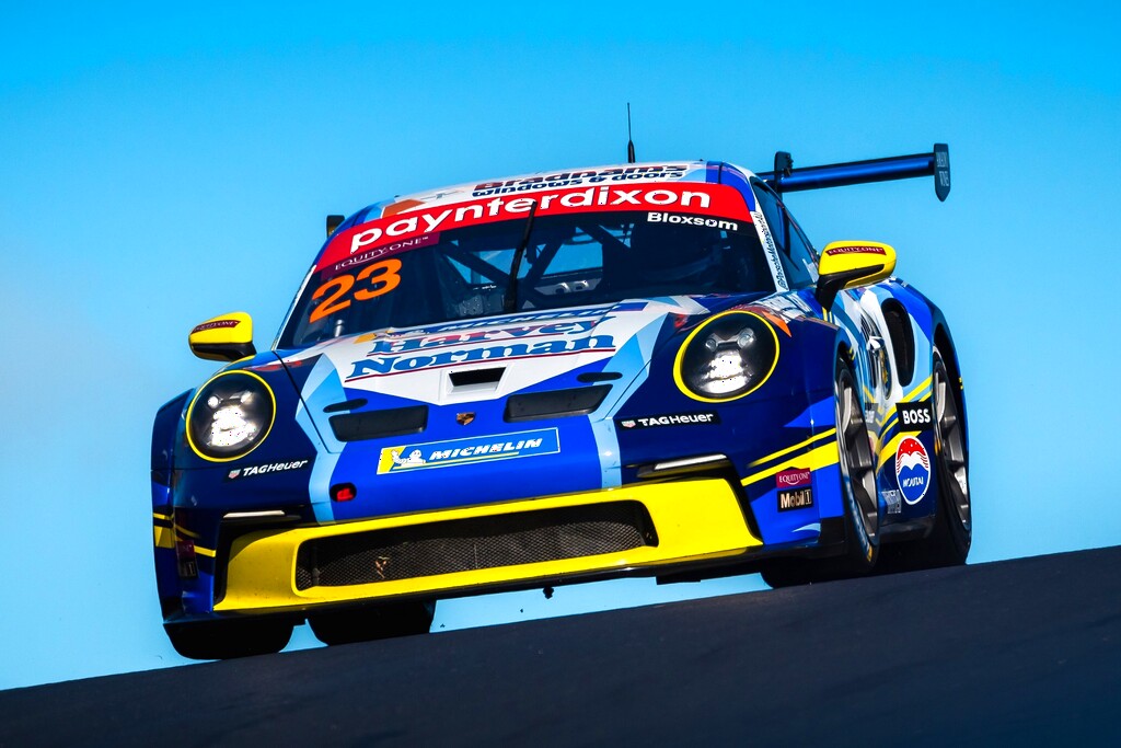 Lockie Bloxsom #23 racing at Mount Panorama Circuit Bathurst 2024
