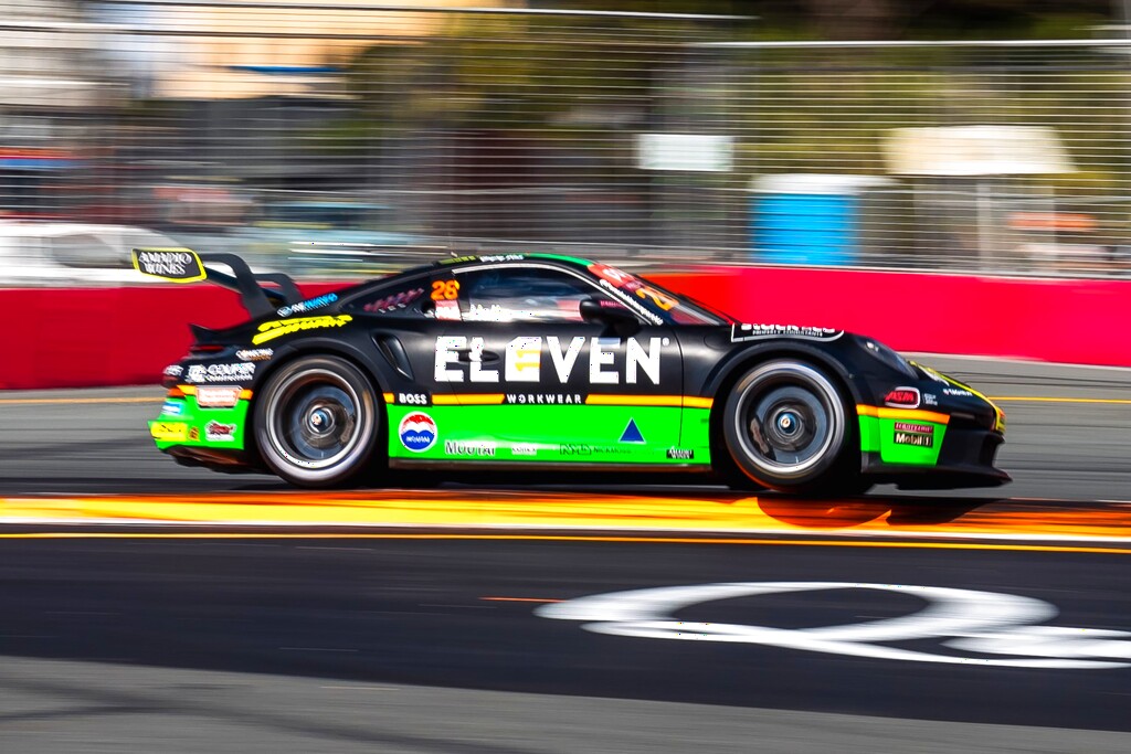 Bayley Hall #28 racing at Surfers Paradise Street Circuit 2024