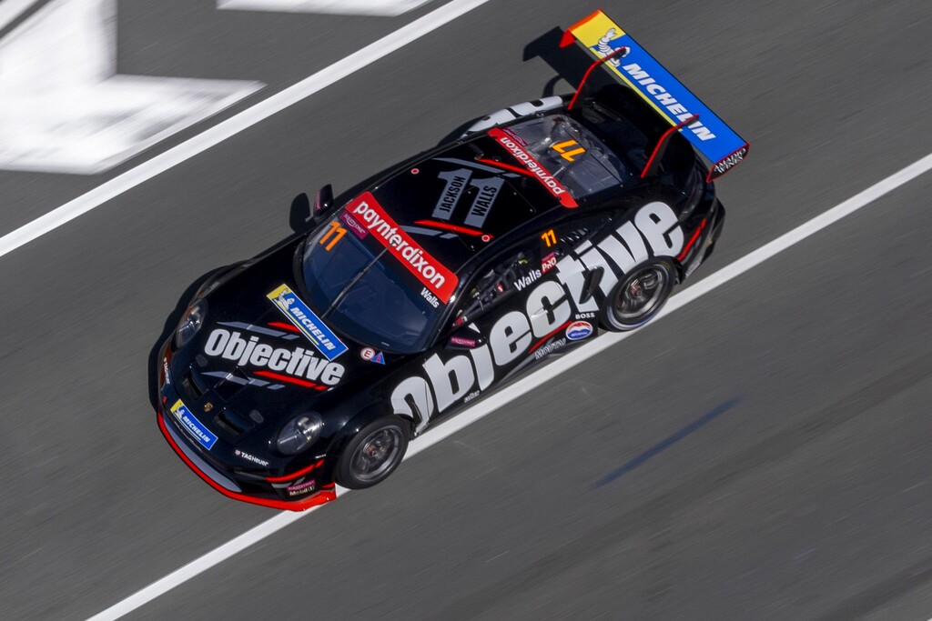 Jackson Walls with McElrea Racing in the Porsche Carrera Cup Australia at Surfers Paradise 2024