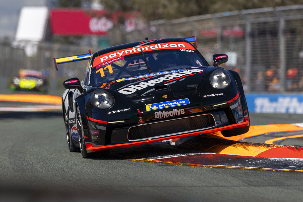 Jackson Walls with McElrea Racing in the Porsche Carrera Cup Australia at Surfers Paradise 2024