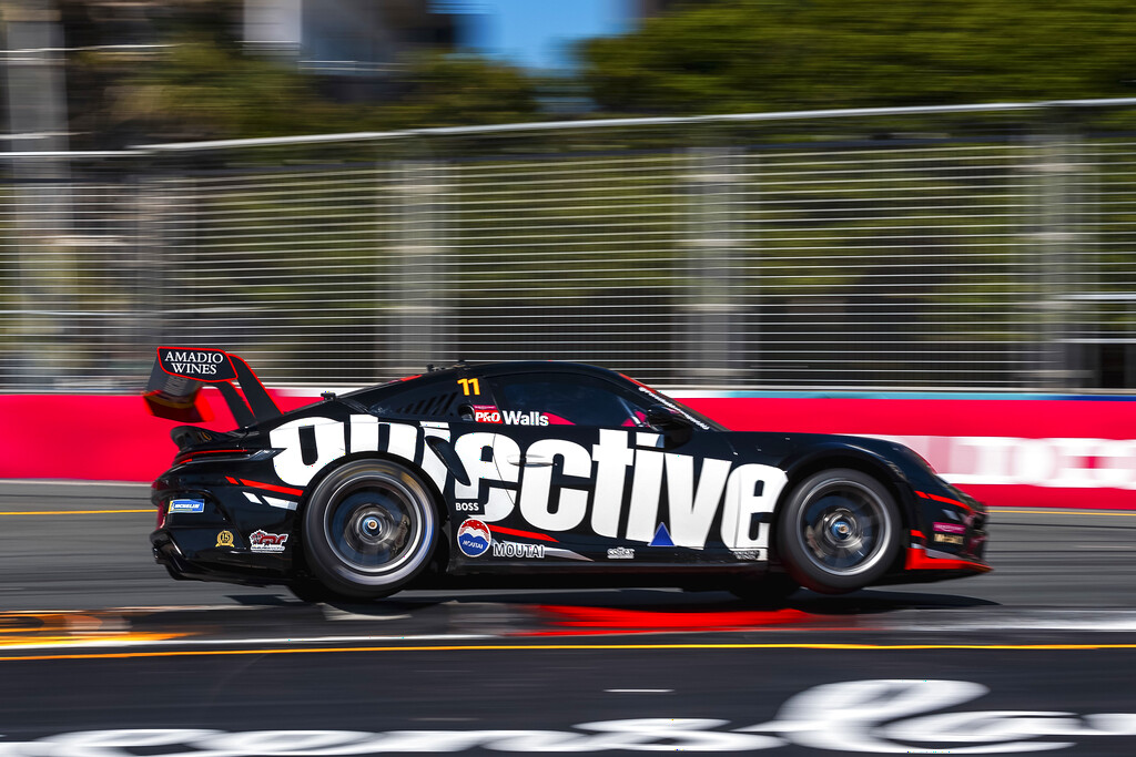 Jackson Walls with McElrea Racing in the Porsche Carrera Cup Australia at Surfers Paradise 2024