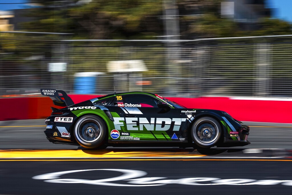 Clay Osborne #15 racing at Surfers Paradise Street Circuit 2024