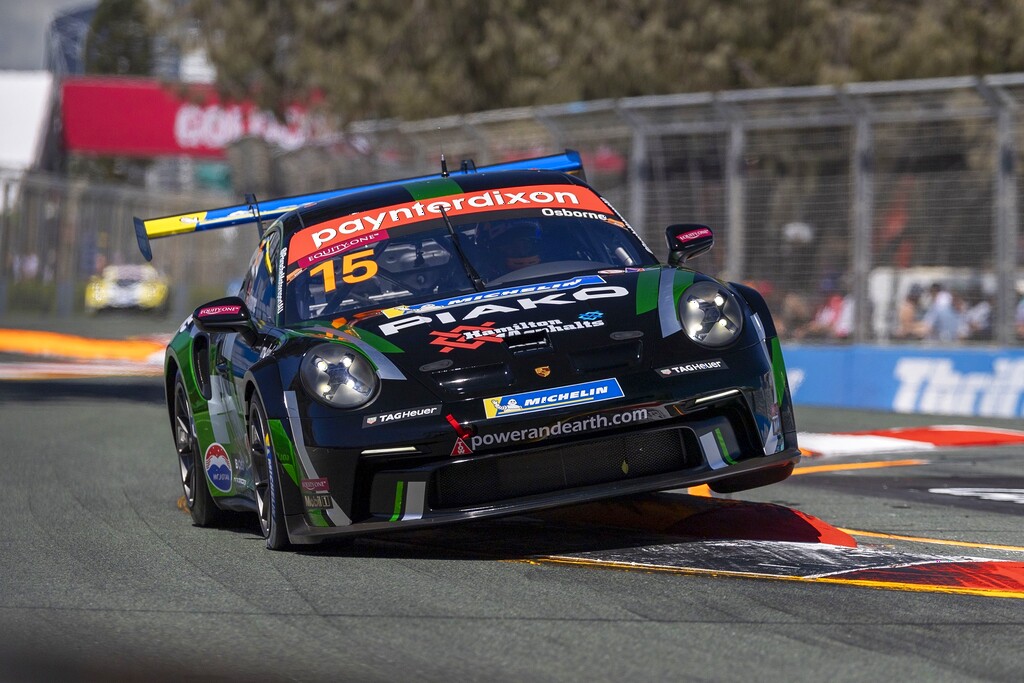 Clay Osborne with McElrea Racing in the Porsche Carrera Cup Australia at Surfers Paradise 2024