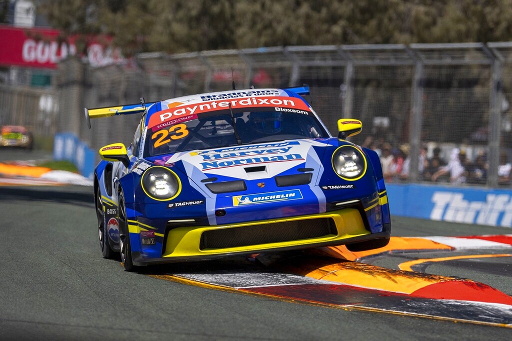 Lockie Bloxsom #23 racing at Surfers Paradise Street Circuit 2024