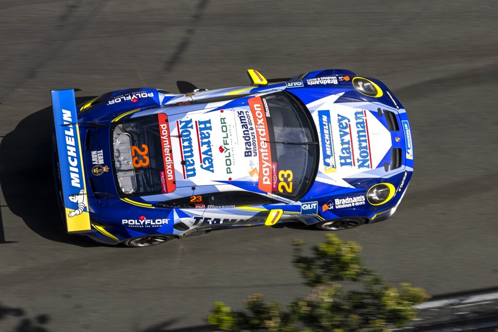 Lockie Bloxsom #23 racing at Surfers Paradise Street Circuit 2024