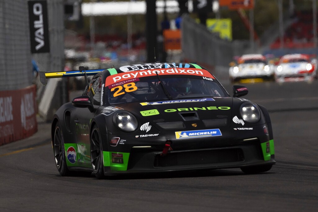 Bayley Hall with McElrea Racing in the Porsche Carrera Cup Australia at the Adelaide 500