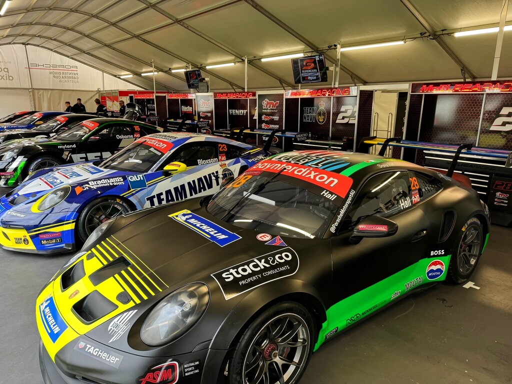 McElrea Racing at the Adelaide 500 for Porsche Carrera Cup Australia Round 8 2024