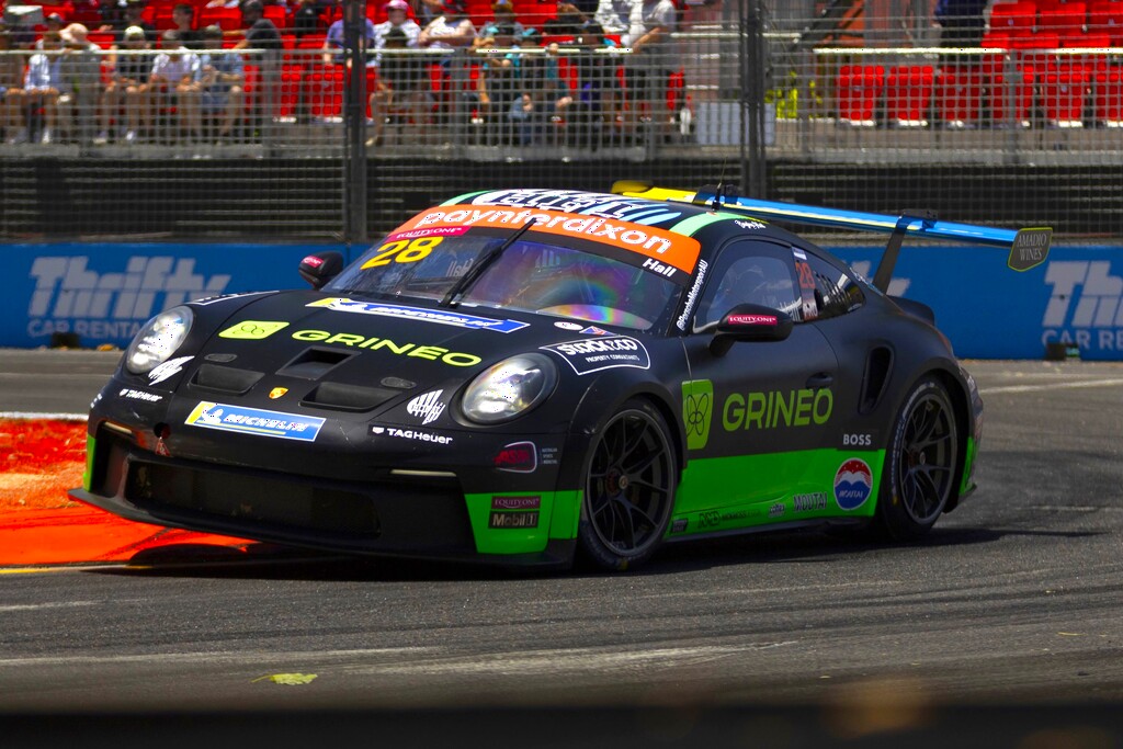 Bayley Hall with McElrea Racing in the Porsche Carrera Cup Australia at the Adelaide 500