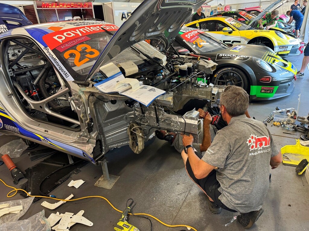 McElrea Racing crew at Adelaide Street Circuit 2024