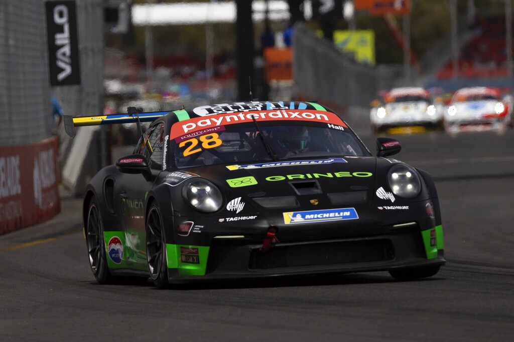 Bayley Hall #28 racing at Adelaide Street Circuit 2024