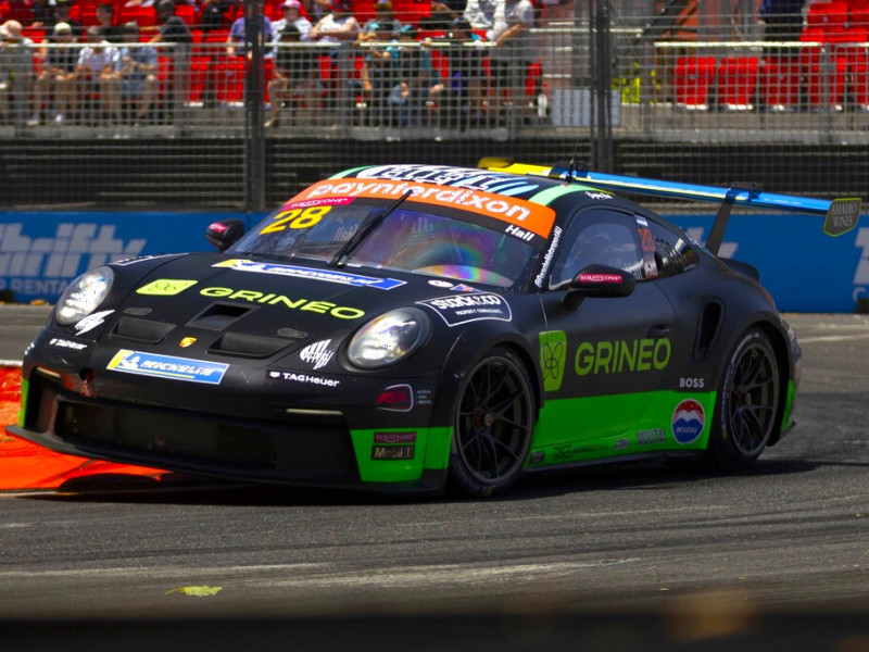 Bayley Hall #28 racing at Adelaide Street Circuit 2024