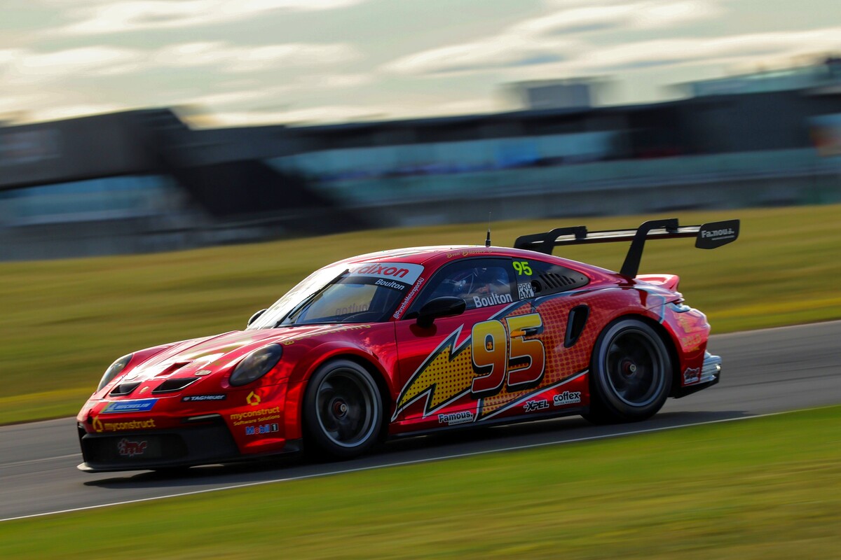 Brett Boulton #95 racing at The Bend Motorsport Park 2025