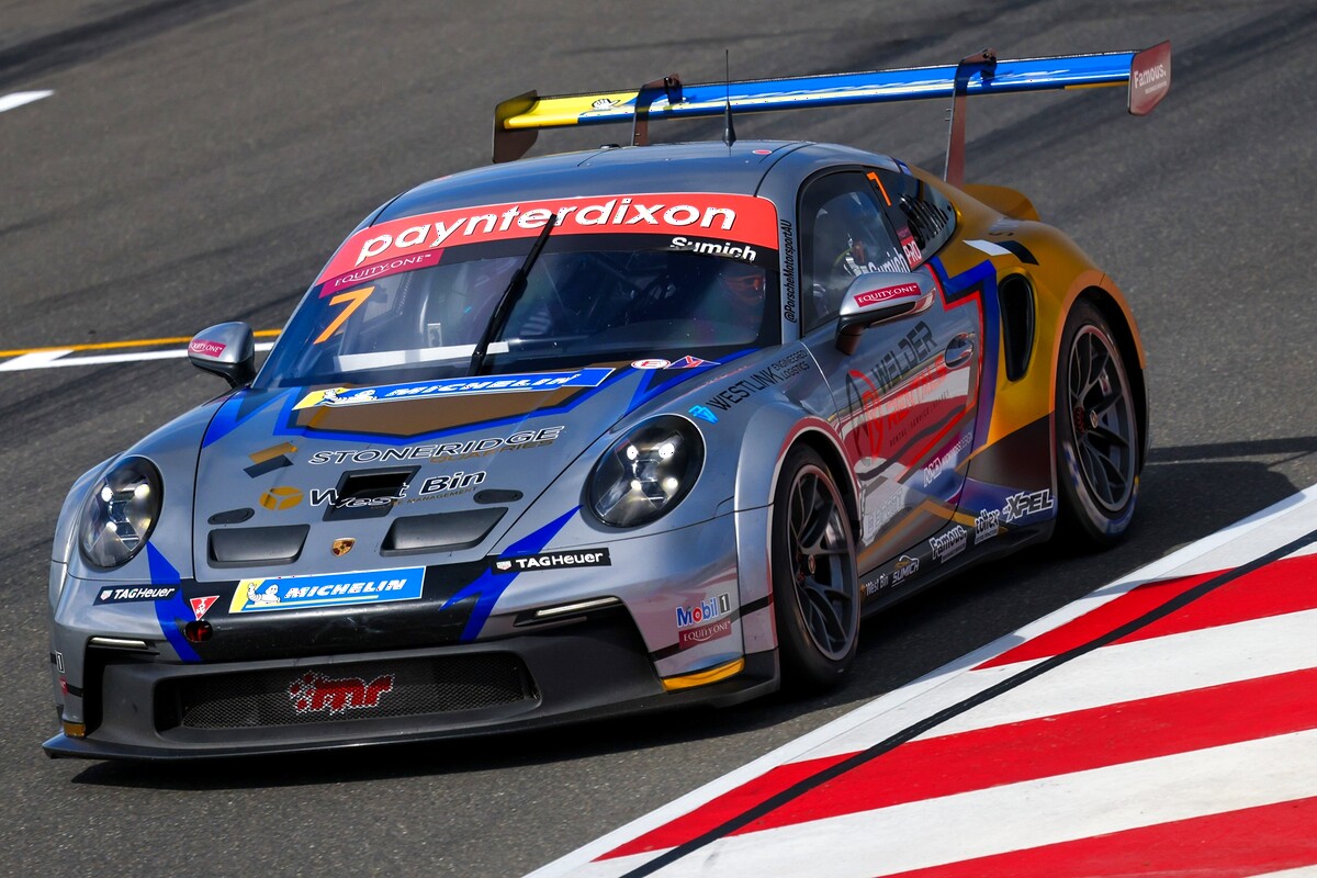 Caleb Sumich #7 racing at The Bend Motorsport Park 2025