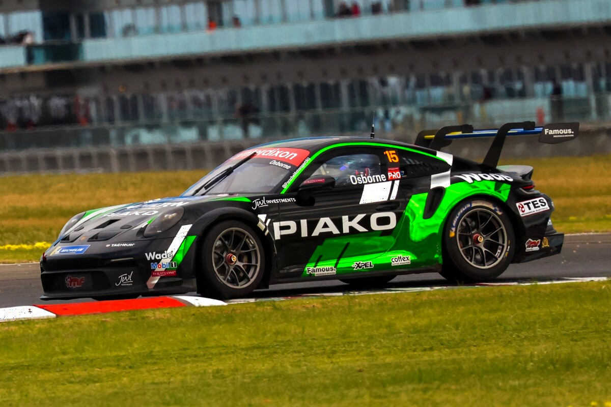 Clay Osborne #15 racing at The Bend Motorsport Park 2025
