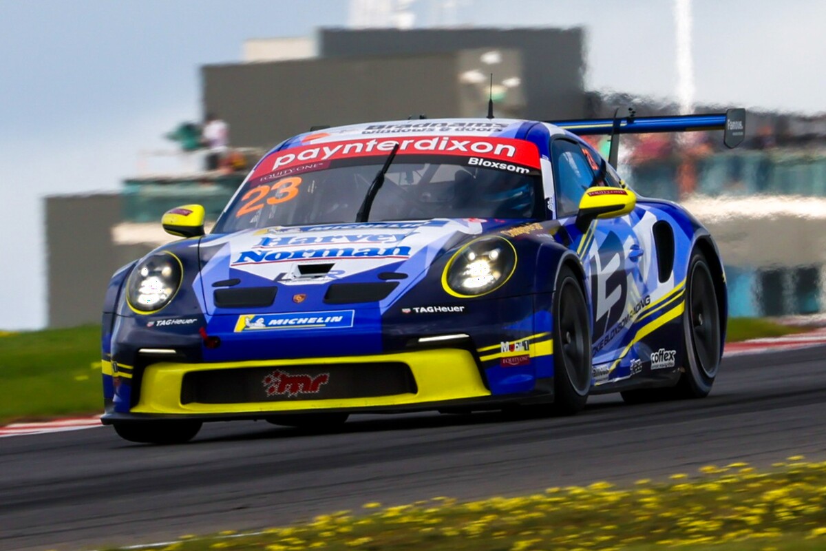 Lockie Bloxsom #23 racing at The Bend Motorsport Park 2025