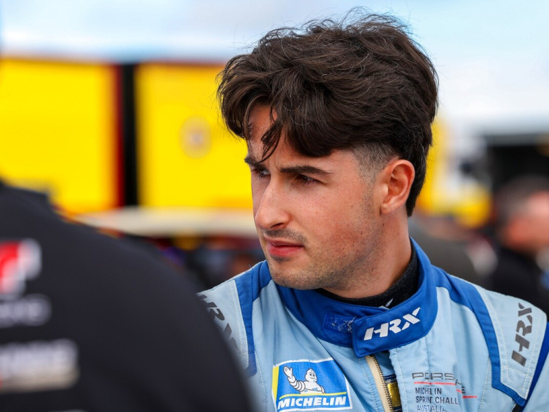 Lockie Bloxsom #23 racing at The Bend Motorsport Park 2025
