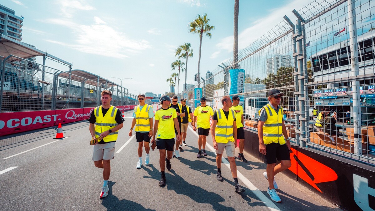 McElrea Racing drivers at Surfers Paradise Street Circuit 2025