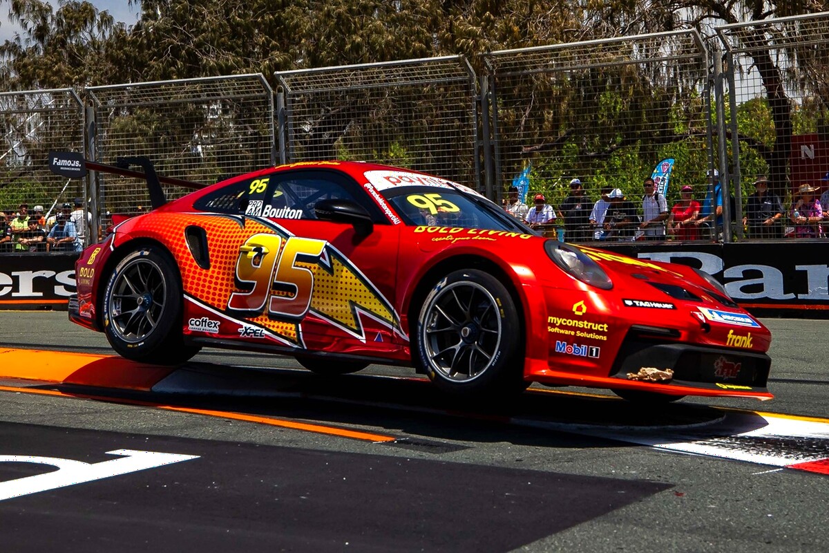 Brett Boulton #95 racing at Surfers Paradise Street Circuit 2025