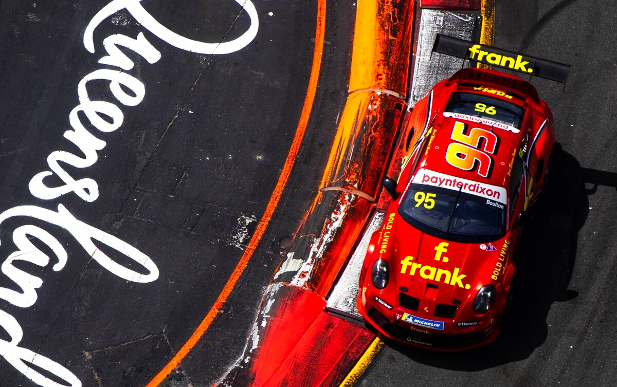 Brett Boulton #95 racing at Surfers Paradise Street Circuit 2025
